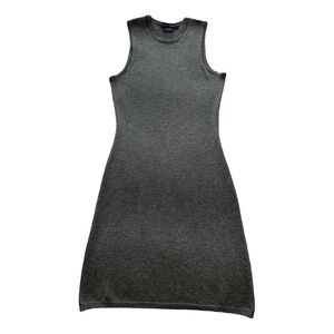Ralph Lauren Blue Label Charcoal Wool Sleeveless Dress